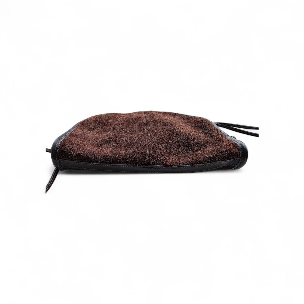 Vintage ETRA Brown Suede & Leather Women's Bag - Picture 7 of 8